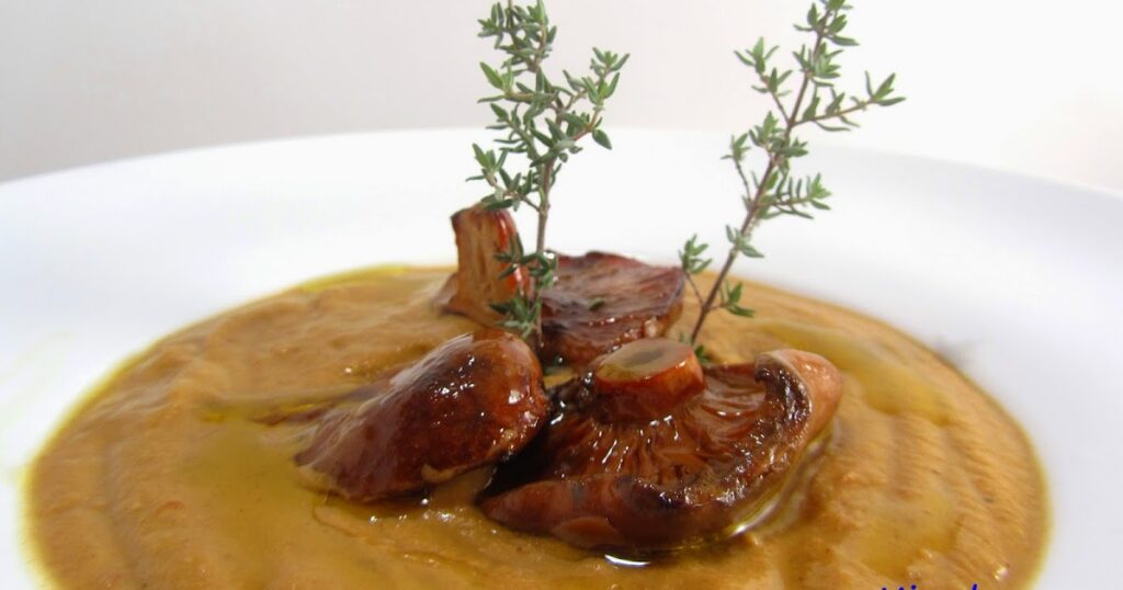 Receta 2 Crema de orellana con tomillo